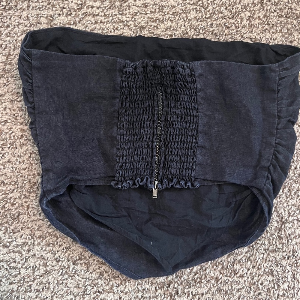 Reformation Strapless Crop Top